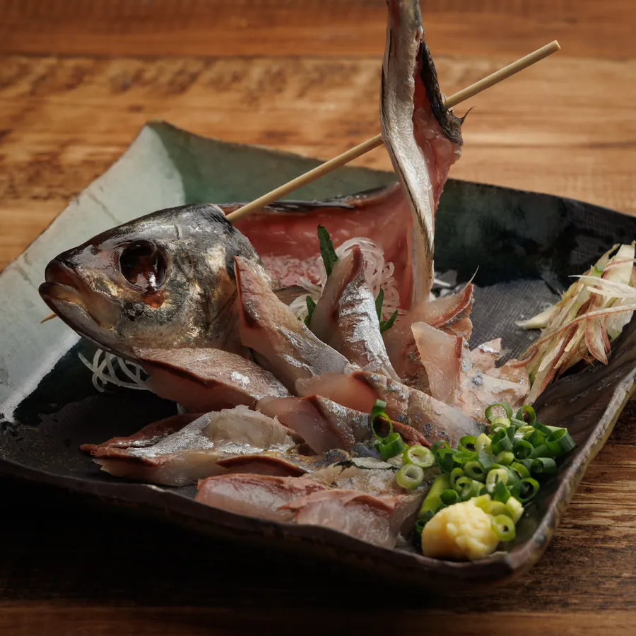 旬魚の原始焼き