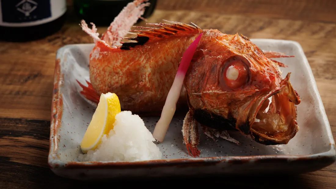 金目鯛の姿焼き